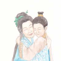 Consort Jing hugging little Jingyan